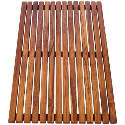 Image de Asinox tek4a5080 caillebotis de douche bois marron 80 x 50 4 cm