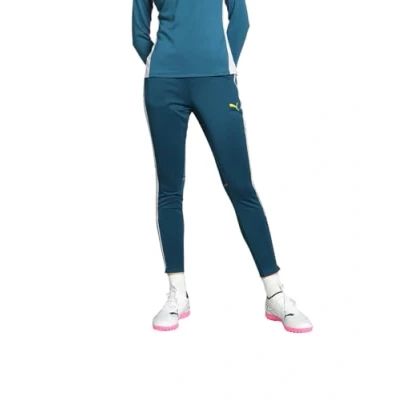 Afbeelding van Puma Training Pants Trainingsbroek, Dames, Maat: XS, Ocean tropic/electric lime