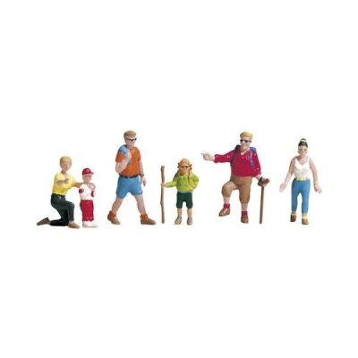 Image de 6 Figurines de randonneurs NOCH 36870 N