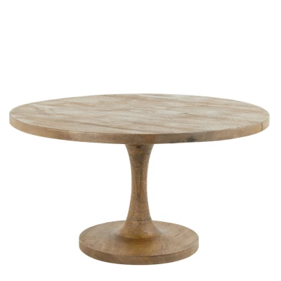 Afbeelding van Salontafel Bicaba hout rond Ø70 cm bruin
