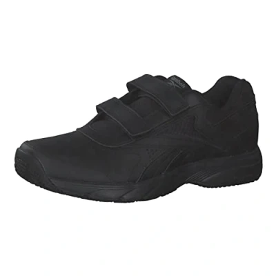 Afbeelding van Reebok WORK N Cushion 4.0 KC Sportieve wandelschoenen, Heren, Maat: 44, Black/cold grey Leer en textiel