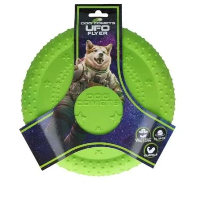 Afbeelding van Dog comets ufo flyer groen