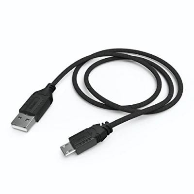 Afbeelding van Hama Oplaadkabel voor controller &quot;Basic&quot; (voor PS4, 1,50 m, extra lange kabel, microUSB aansluiting) zwart