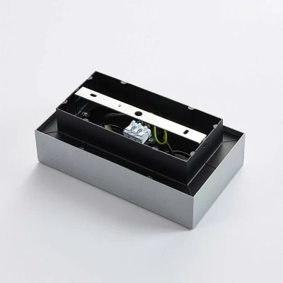 Afbeelding van Arcchio plafondlamp 2lichts aluminium H: 8.5 cm GU10 zilvergrijs