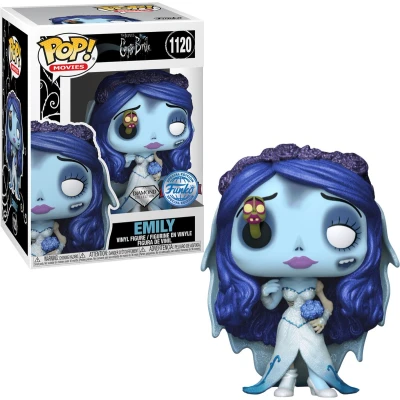 Afbeelding van Funko Pop! Corpse Bride Emily with Maggot Diamond Glitter #1120 Exclusive