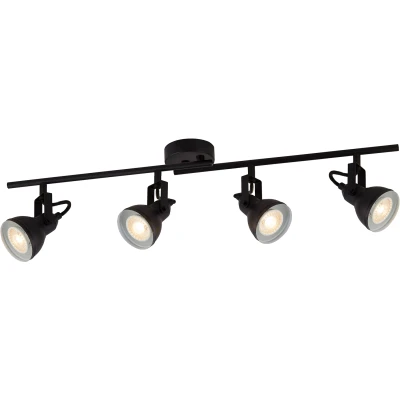 Afbeelding van Searchlight Focus Opbouwspot 4L 81 X 9 16 Cm Mat Zwart En Wit