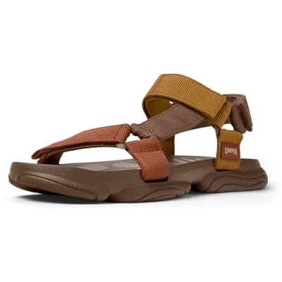 Afbeelding van Camper Outdoorsandalen, Dames, Maat: 43, Braun rot Textiel