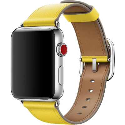 Afbeelding van Apple origineel Classic Buckle Watch 38mm / 40mm 41mm Spring Yellow 4th Gen MRP42ZM/A