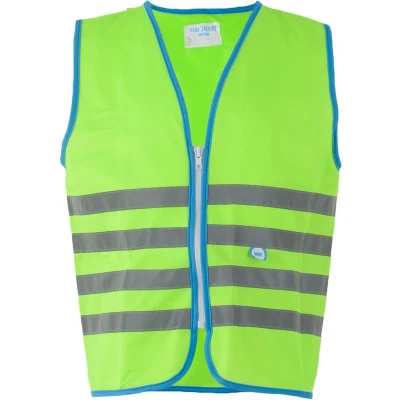 Afbeelding van Wowow Fun Jacket Fluohesje, Groen, L (kind) Fluohesje