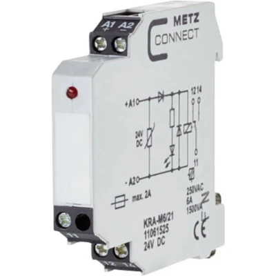 Afbeelding van Metz Connect 11061525 Koppelelement 24 V/DC (max) 1x wisselcontact 1 stuk(s)