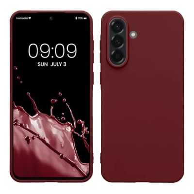Afbeelding van kwmobile telefoonhoesje geschikt voor Samsung Galaxy A56 5G Hoesje smartphone Back cover in bordeaux violet