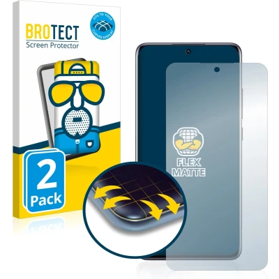 Afbeelding van BROTECT Screenprotector voor Xiaomi 12X Folie Beschermfolie matte volledig dekking (2 Stuks)
