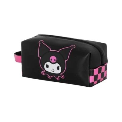 Afbeelding van Sanrio kuromi Chess Plus Toilettas voor op reis, meerkleurig, 27 x 13 cm, één maat, reistoilettas, baksteen, Veelkleurig Kuromi, baksteen