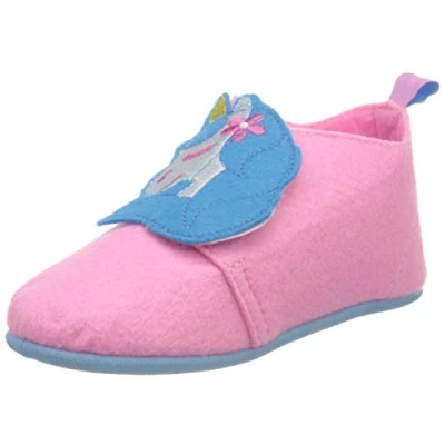 Afbeelding van Playshoes pantoffels vilt roze eenhoorn