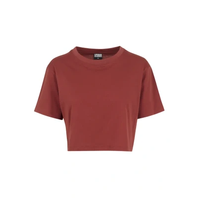 Afbeelding van Urban Classics Ladies Short Oversized TEE Tshirt basic, Dames, Maat: XL, Red