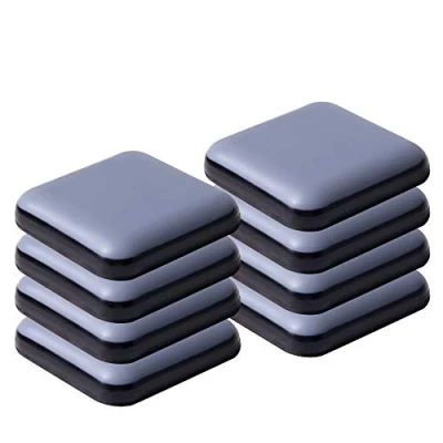 Afbeelding van 8 stuks meubelglijders voor tapijt en hardhouten vloeren (vierkant 30 mm, 8)