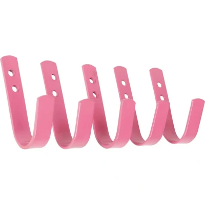 Afbeelding van Harry&#039;s Horse Stalhaken 5st Roze 10cm