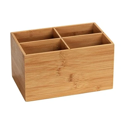 Afbeelding van WENKO 23926100, Opbergdoos, Bamboo, Rechthoekig, Monochromatisch, Binnen
