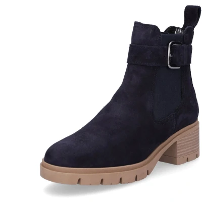 Afbeelding van Tamaris Dames 1 25447 43 Chelsea dameslaarzen, Navy Blauw