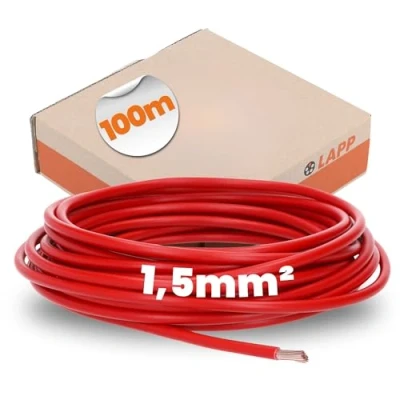 Afbeelding van LAPP 4520041 100 Draad H07V K 1 x 1.50 mm² Rood m