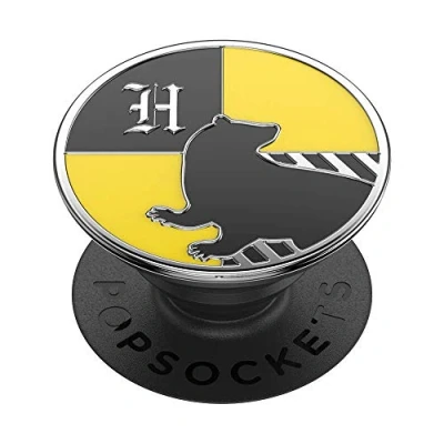 Afbeelding van PopSockets PopGrip Verwisselbare Telefoonbutton en Standaard Enamel Hufflepuff (Harry Potter Huffelpuf)