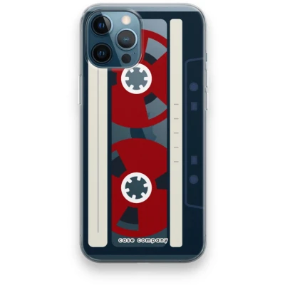 Afbeelding van Case Company® hoesje geschikt voor iPhone 12 Pro Here&#039;s your tape Soft Cover Telefoonhoesje Bescherming aan alle Kanten en Schermrand