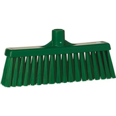 Afbeelding van Vikan Bezems en Vegers Medium Rechte Veger Met Polyester Vezels 310x60x140mm Groen