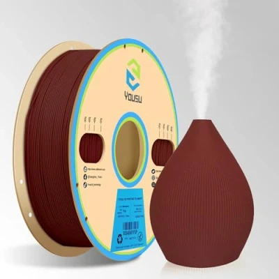 Afbeelding van YOUSU 3D hout filament donker mahonie 1,75 mm