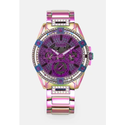 Afbeelding van GUESS dames Queen horloge GW0464L4 in de kleur Paars