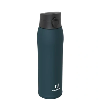 Afbeelding van Super Sparrow thermosfles, roestvrij staal, 950 ml, BPA vrij, bevat 2 deksels met rietje en sportdeksel
