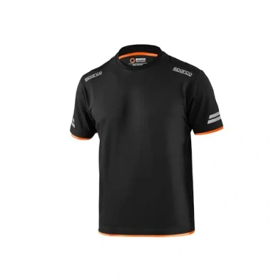 Afbeelding van Sparco Tech T Shirt Zwart Oranje / 2XL