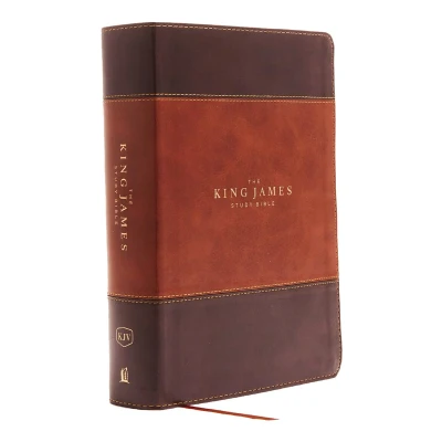 Afbeelding van The King James Study Bible, Imitation Leather, Brown, Full Color Edition