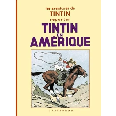 Afbeelding van Tintin en Amerique / Mini Fac simile Black and white