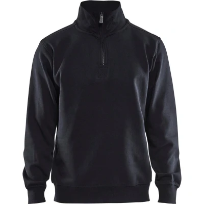 Afbeelding van Blaklader Sweatshirt Jersey 1/2 rits 3365 1048 Zwart XXL
