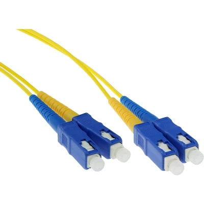 Afbeelding van ACT RL3950 Glasvezel Patchkabel Duplex LSZH Singlemode SC 9/125µm OS2 50 meter