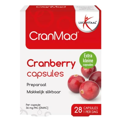 Afbeelding van Lucovitaal Cranberry Capsules 28CP