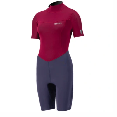 Afbeelding van Prolimit Dames Shorty Edge 2/2 (DL) Navy/Wine 40/L