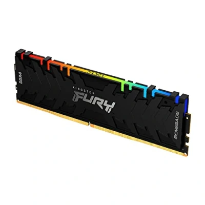 Afbeelding van Kingston FURY Renegade RGB DDR4 module 32 GB DIMM 288 PIN 3600 MHz / PC4 28800 CL18 1.35 V niet gebufferd ECC zwart