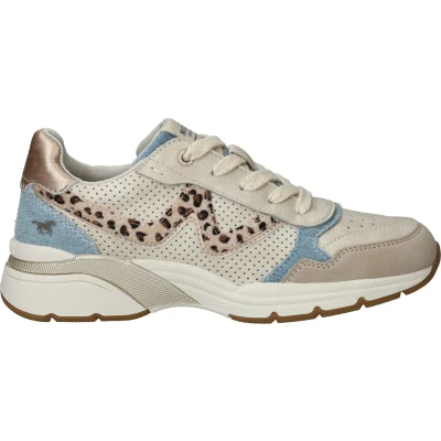 Afbeelding van Mustang Sneakers Laag Beige Maat 42