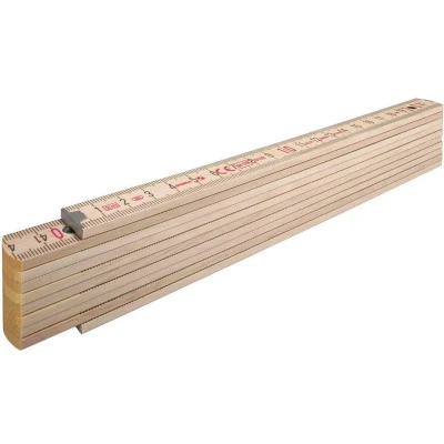 Afbeelding van Stabila Holz Gliedermaßstab Type 400 14348 Duimstok 2 m Beukenhout