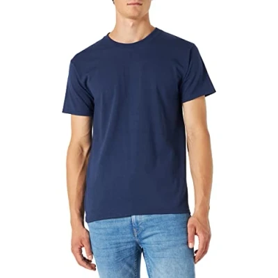 Afbeelding van Fruit of the Loom Iconisch T shirt, maat S tot 5XL, Donkerblauw