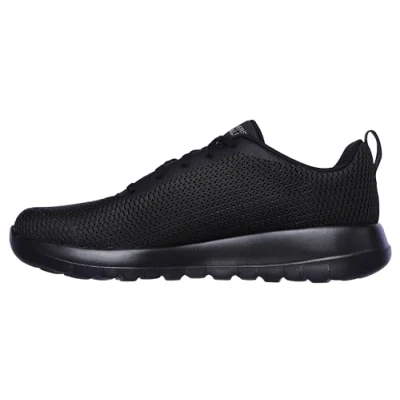 Afbeelding van Skechers Go Walk Max 54601 Wide, herensneakers, zwart.