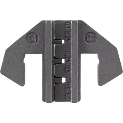 Afbeelding van TOOLCRAFT PLE 0C1 Krimp onderdelen Platte stekkers Krimpbereik: 0.1 tot 1 mm² Geschikt voor merk: PZ 500
