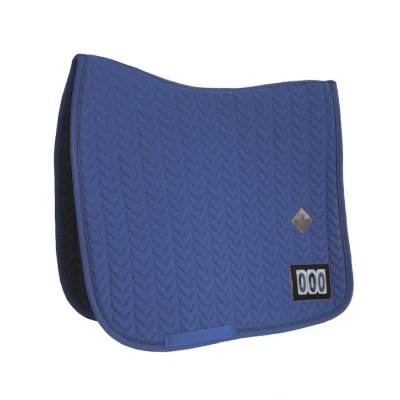 Image de Kentucky Tapis de Selle Fishbone Dressage Marin Full
