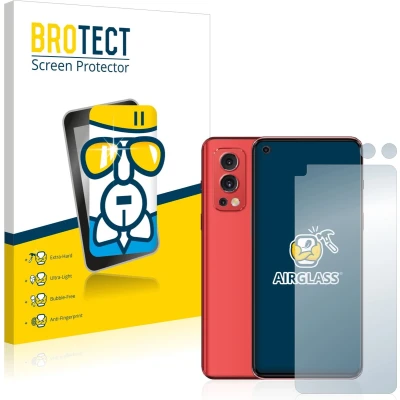 Afbeelding van BROTECT Screenprotector voor OnePlus Nord 2 5G (Voor+Camera) Folie Beschermfolie Beschermglas transparant