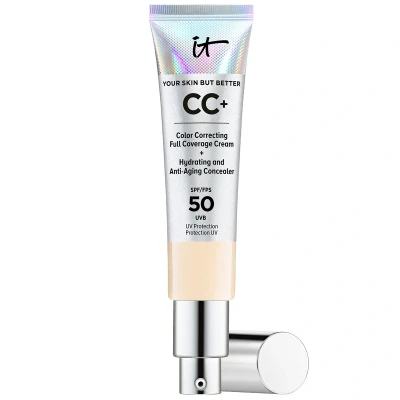 Afbeelding van IT Cosmetics Your Skin But Better CC+ Cream SPF50 Foundation Anti Aging &amp; Hydraterend Natuurlijke finish Fair 32ml