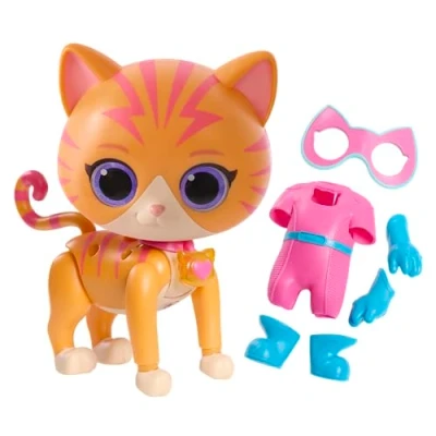 Afbeelding van Just Play Disney Junior SuperKitties Cat Tastic Lichtgevend figuur en transformeerbare geluiden voor kinderen vanaf 3 jaar