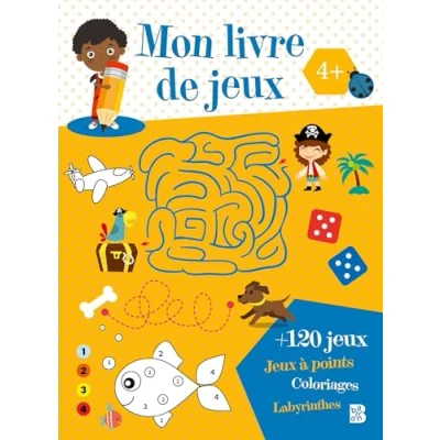 Afbeelding van MON LIVRE DE JEUX 4+ (JAUNE)