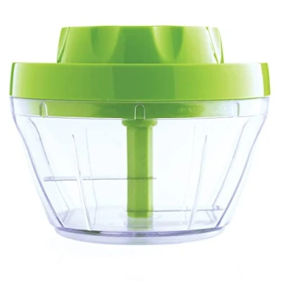 Image de Mastrad f25308 mini hachoir polypropylène/tpe/san/inox vert 12 x 9,5 cm