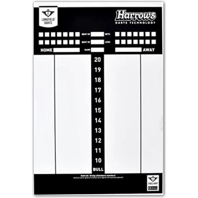 Afbeelding van Dart Scorebord Whiteboard Longfield Harrows